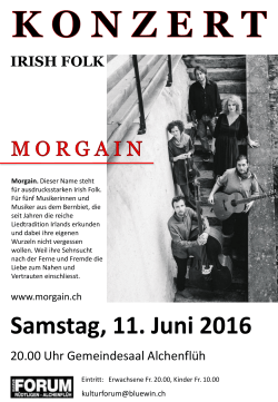 Kultur Forum - Konzert MORGAIN