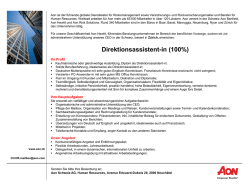 Direktionsassistent-in (100%)