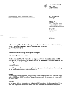 Landeshauptstadt München Direktorium
