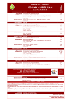 jedilnik - speiseplan