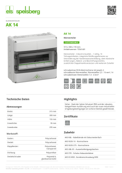 Produktdatenblatt