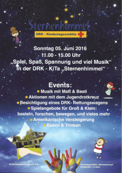 Page 1 DRK-Kindertagesstätte sonntag 05. Juni 2016