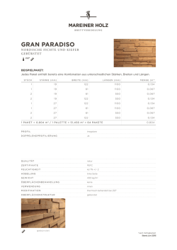 gran paradiso - Mareiner Holz