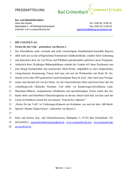 Gr&ouml;nenbach ist Kneippheilbad
