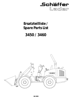 Ersatzteilliste / Spare Parts List