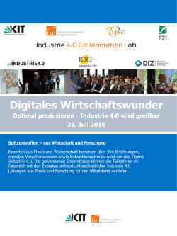 Digitales Wirtschaftswunder - Institut f&uuml;r Informationsmanagement im