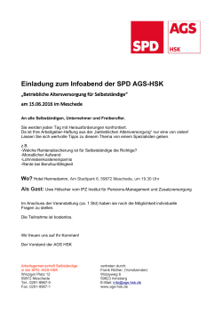 Einladung als pdf - SPD AGS-HSK