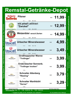 herunterladen - Remstal Getr&auml;nke Depot
