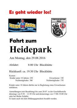 Fahrt zum
