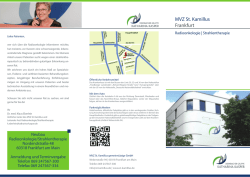 Informationsbrosch&uuml;re Radiologie