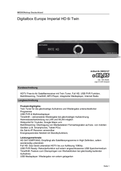 Digitalbox Europe Imperial HD 6i Twin