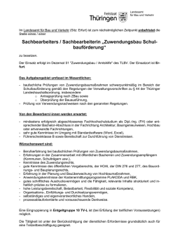 Stellenangebot  - thaff