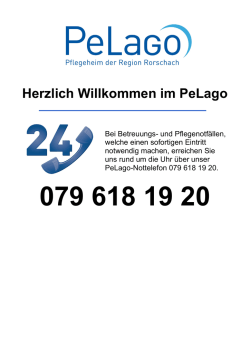 Herzlich Willkommen im PeLago