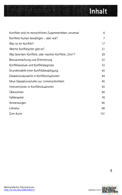 Inhaltsverzeichnis