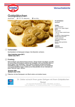 Goldpl&auml;tzchen