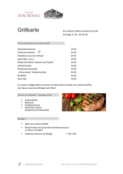 Grillkarte