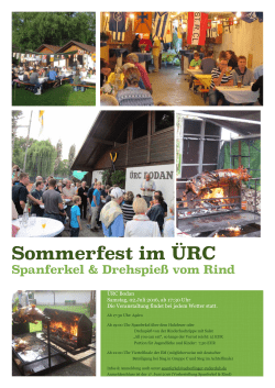 Sommerfest im ÜRC - Überlinger Ruderclub Bodan