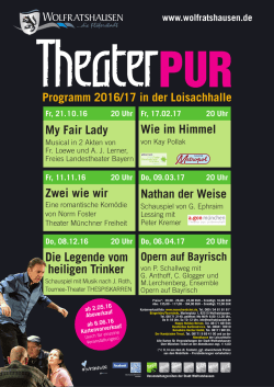 Fr, 11.11.16 20 Uhr Zwei wie wir