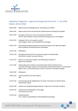 Egernsund Energy Summit