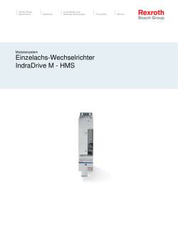 Einzelachs-Wechselrichter IndraDrive M - HMS