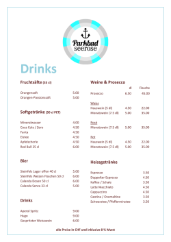 Drinks - parkbad seerose