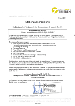 mehr Infos - Stadtgemeinde Trieben
