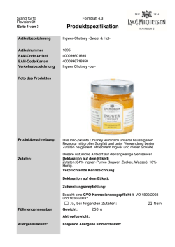 Produktspezifikation