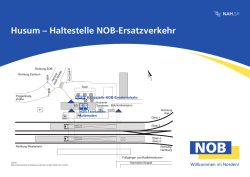 Husum &ndash; Haltestelle NOB