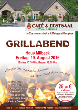 Grillabend 2016