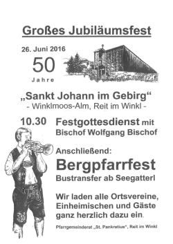 Einladung / Plakat