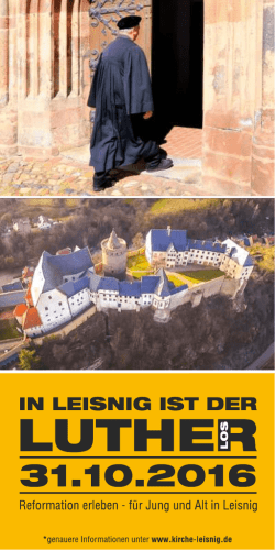 Flyer - Kirche Leisnig