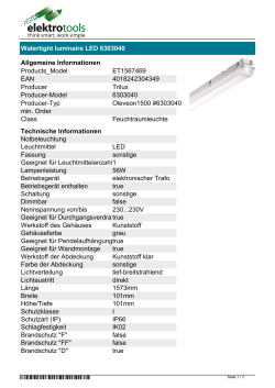 Datenblatt Watertight luminaire LED 6303040