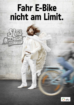 Fahr E-Bike nicht am Limit.