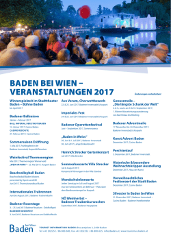 Veranstaltungsvorschau 2017