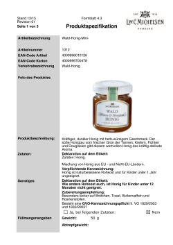Produktspezifikation