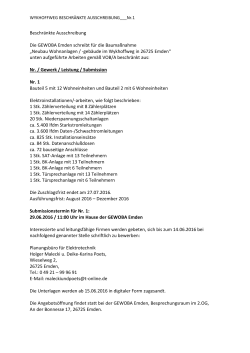 Bauteil 5 mit 12 Wohneinheiten und Bauteil 2 mit