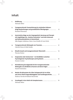 Inhalt - Junfermann
