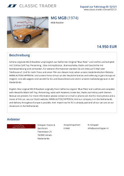 MG MGB (1974) 14.950 EUR