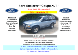 Ford Explorer " Coupe XLT "
