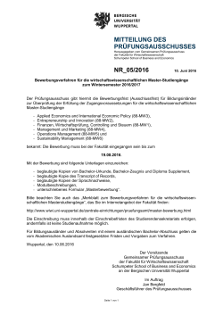 mitteilung des prüfungsausschusses nr_05/2016