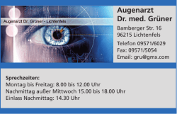 Augenarzt Dr. med. Grüner