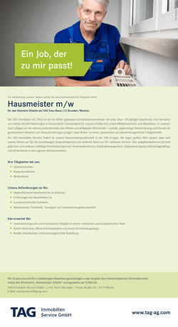 Ein Job, der zu mir passt!