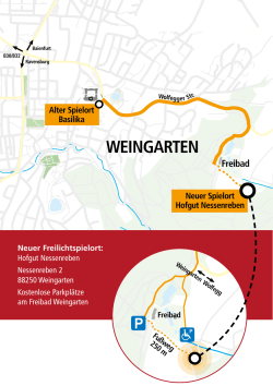 Anfahrt_Spielort - Klosterfestspiele Weingarten