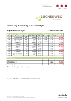 Überbauung "Buchenweg", 5303 Würenlingen