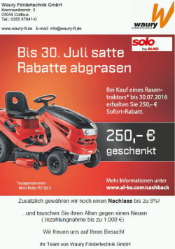 2016-Sommer-Flyer - Waury F&ouml;rdertechnik GmbH