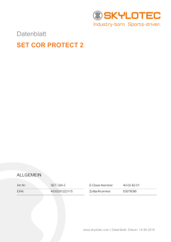 Datenblatt SET COR PROTECT 2