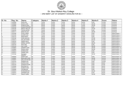 Dr. Gour Mohan Roy College