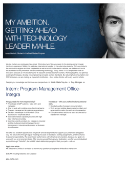 Intern: Program Management Office