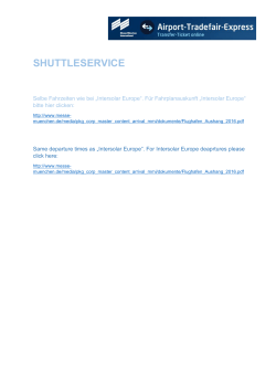 shuttleservice - Airport-Tradefair