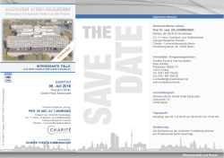Symposium für Interdisziplinäre Kardiologie 2013